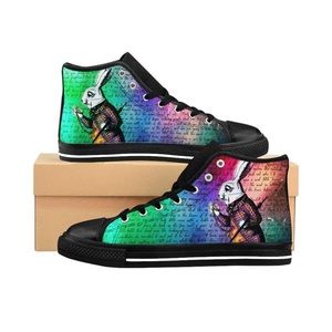 Alice in Wonderland White Rabbit Women’s Sneakers